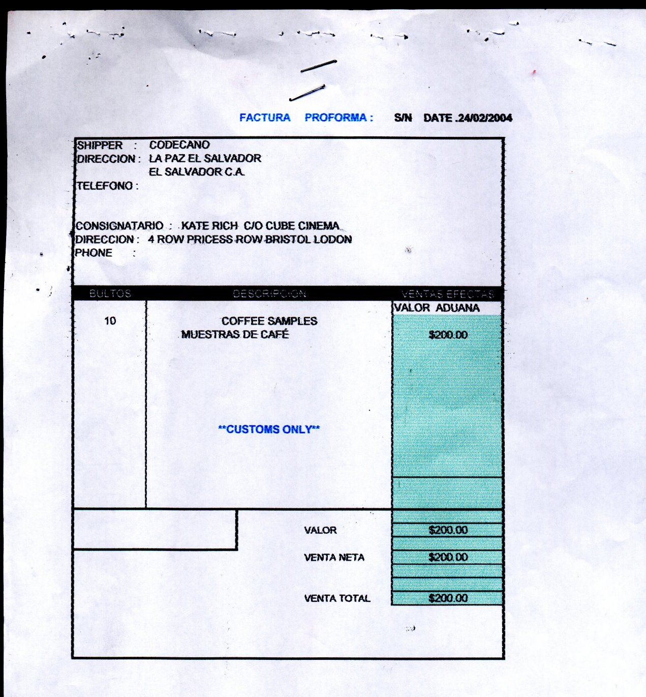 proforma or pro forma