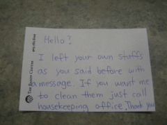 room note