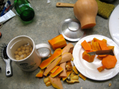 0411 lunch prep pumpkin