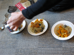 0449 lunch quinoa tagine served